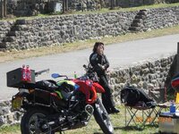 suzy at campsite pote,s 1st beer.jpg
