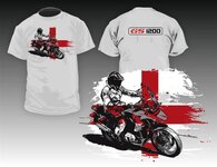 UK - GS White shirt - George flag.JPG