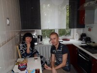 Yuri and his sister inlaw who put us up for the night.jpg