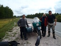 Natta and her Ural.jpg