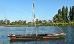 64. Typical square sail baot on River Loire at Amboise 26.9.14.jpg