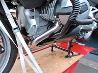 8. Close up LH exhaust pipe after clean.jpg