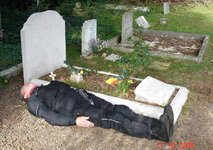 albert at grave.jpg