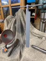 First coat of primer done in homemade spray booth.jpeg