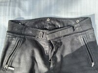 BMW LEATHER TROUSERS WAIST VIEW.jpeg
