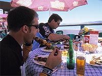 Lunch in Cueta, finally in Africa