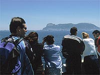 On the ferry to Africa from Spain